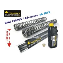 Ressorts de fourche progressifs pour BMW F800GS / Adventure à partir 2013 abaissement de 50 mm
