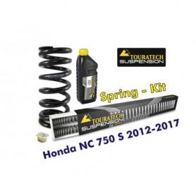 Kit de ressorts progressifs Hyperpro pour fourche et ressort-amortisseur, Honda NC750S 2012-2017