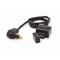 Câble USB pour la sacoche de réservoir avec prise angulaire pour la prise de bord