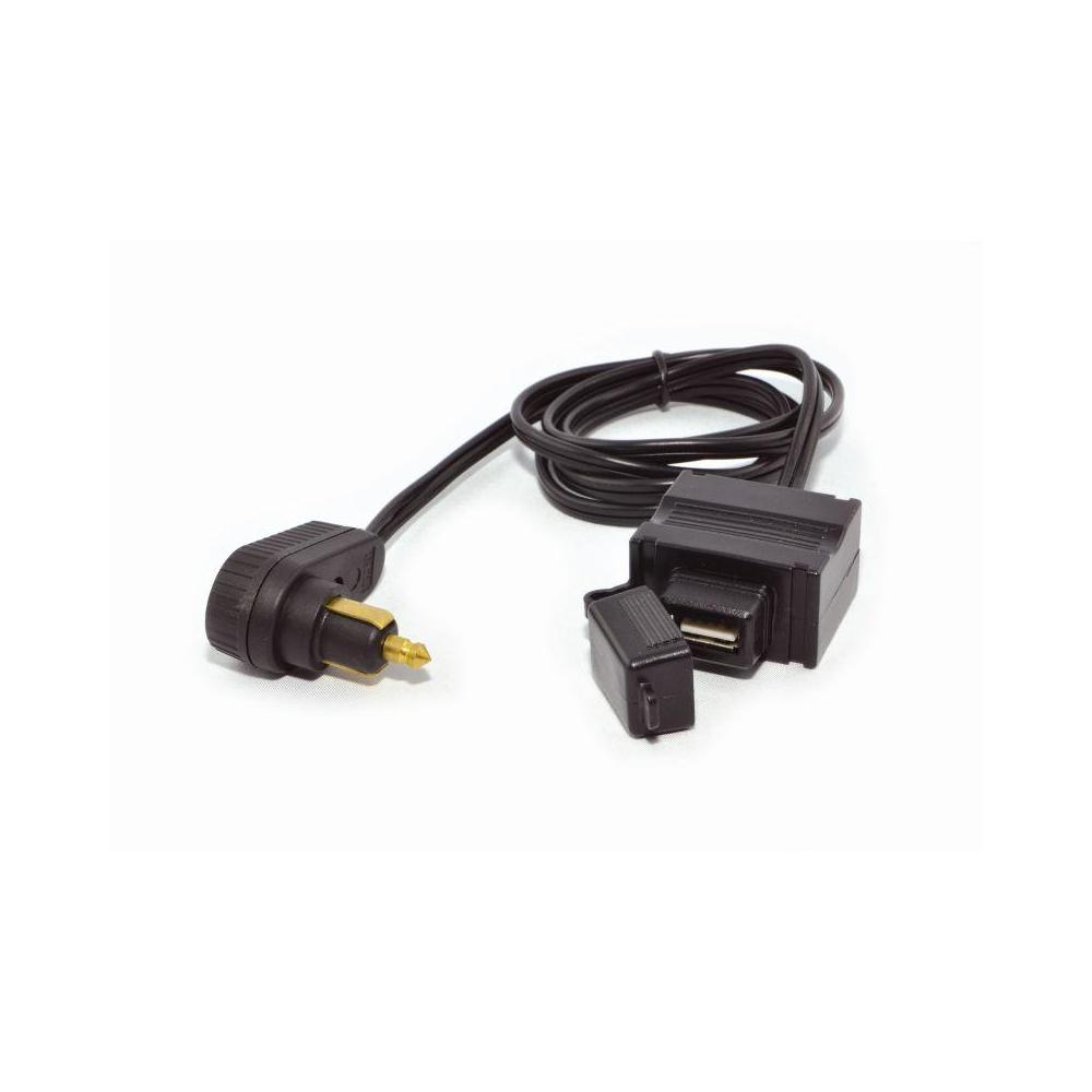 Câble USB pour la sacoche de réservoir avec prise angulaire pour la prise  de bord - MOTO ADVENTURE - TOURATECH Orange