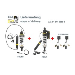 KIT de suspension Touratech Plug & Travel-ESA Expedition pour BMW R1200GS, modèles 2010-2013
