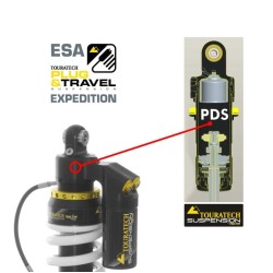 KIT de suspension Touratech Plug & Travel-ESA Expedition pour BMW R1200GS, modèles 2010-2014
