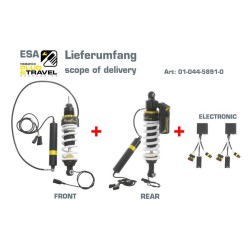 KIT de suspension Touratech Plug & Travel-ESA Expedition pour BMW R1200GS, modèles 2010-2014