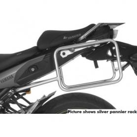 Porte-bagages en acier inoxydable, noir pour Yamaha MT-09 Tracer (2015-2017)