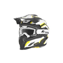 Masque Touratech Aventuro Carbon avec bandeau Touratech