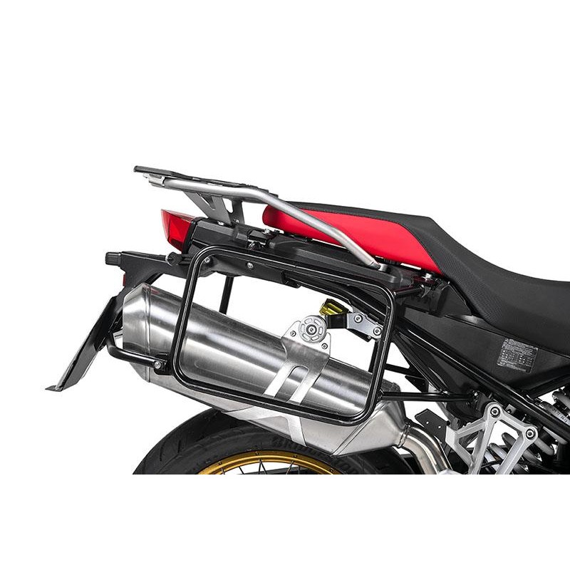 Porte-bagages en acier inoxydable, noir pour BMW F850GS/ F850GS Adventure/ F750GS
