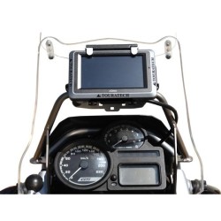 Adapteur pour montage GPS sur barre  transversale de guidon BMW R 1200 GS  au dessus des instruments de bord Adapteur pour monta