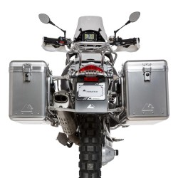 ZEGA Mundo sistema de maletas con soporte acero fino para BMW R1200GS hasta 2012/R1200GS Adventure hasta 2013