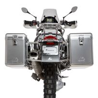 ZEGA Mundo sistema de maletas con soporte acero fino para BMW R1200GS hasta 2012/R1200GS Adventure hasta 2013