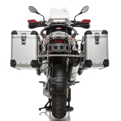 ZEGA Pro système de coffre aluminium avec support acier inoxydable pour BMW R1250GS/ R1250GS Adventure/ R1200GS à partir de 2013