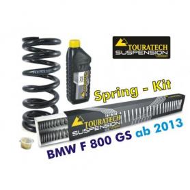 Kit de ressorts progressifs Hyperpro pour fourche et ressort-amortisseur, BMW F800GS/GSA (2013-)