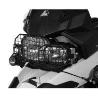 Protector de faros de acero inoxidable de liberación rápida, BMW F800GS / ADV, F700GS, F650GS-Twin (2008-)