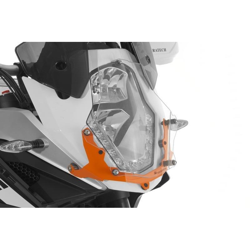 Protector claro para faros de liberación rápida, KTM 1190 y 1090 Adventure / R / 1290 SA