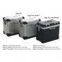 ZEGA Pro sistema de maletas 31/31 ltr. con soporte acero inox para BMW F650GS / F650GS Dakar / G650GS / G650GS Sertao