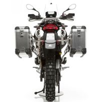 ZEGA Pro sistema de maletas 31/31 ltr. con soporte acero inox para BMW F650GS / F650GS Dakar / G650GS / G650GS Sertao