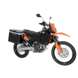 ZEGA Pro sistema de maletas 31/38 litros con soporte acero inoxidable para KTM 690 Enduro / Enduro R