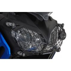 Protection de phare à attache rapide pour Yamaha XT1200Z Super Tenere, acier inoxydable, noir *OFFROAD USE ONLY*