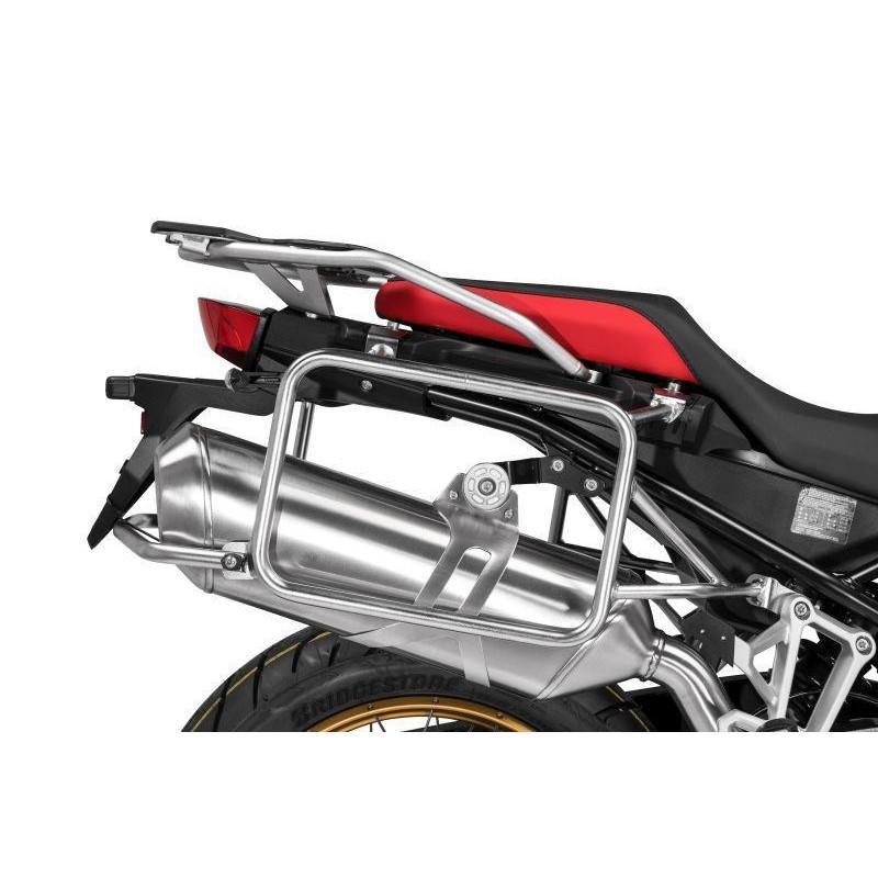 Porte-bagages en acier inoxydable, noir pour BMW F850GS/ F850GS Adventure/ F750GS