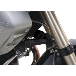 Parte dura LA tope de manillar BMW R1200GS hasta 2012/R1200GS Adventure hasta 2013, R1200R hasta 2014,  plata