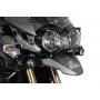 Protección de acero para los faros, en negro, con cierre rápido para Triumph Tiger 800/ 800XC/ 800XCx y Tiger Explorer