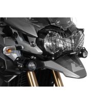 Protección de acero para los faros, en negro, con cierre rápido para Triumph Tiger 800/ 800XC/ 800XCx y Tiger Explorer